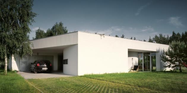 the outrial house 1 The House with the Grass Roof   The OUTrial House in Ksiazenice, Poland