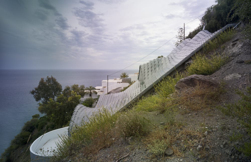 House On The Cliff side view